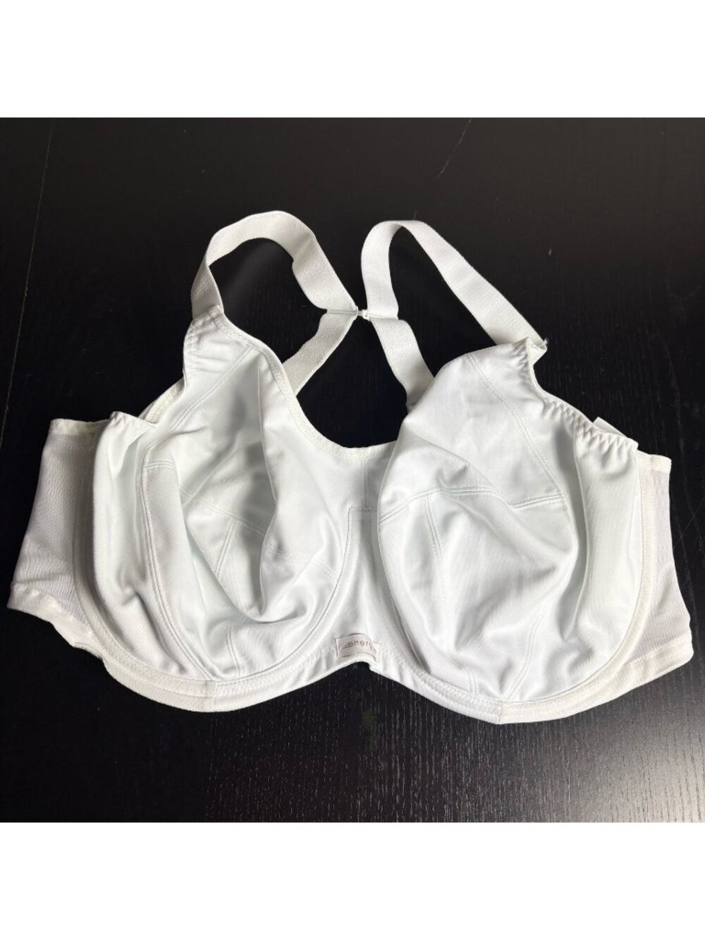 ELOMI Size 42G Energise Underwire High-Impact Sports Bra White EL8041